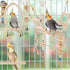 Bird Parrot Swing Toys, Chewing Standing Hanging Perch Hammock Climbing Ladder for Budgerigar, Parakeet, Conure,