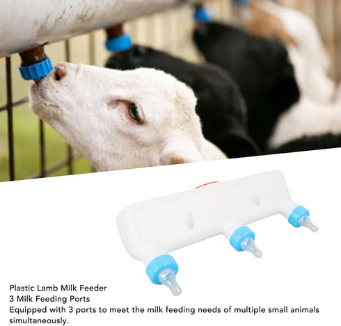 3 Pacifiers Small Animal Milk Feeder, Animal Nursing Lamb Drink Nipples Piglets Feeder, Farm Drinking Equipment Raising