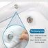 ZHAKKE 100 100 cm Thickened Water Sensory Playmat for Cats x Round Sensor Cat Bed Cooling Mat for Pets Playing Sleeping