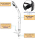 WACOOL Snorkeling Scuba Diving Package Set for Men Women, Anti-Fog Glass, Purge Valve, Anti-Splash Mouth Piece (Kids,