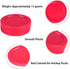 Super Z Outlet Red Replacement 2.5" Air Hockey Pucks for Game Tables, Pack of 4