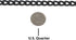 Dogline Herm Sprenger Black Stainless Steel Choke Dog Training Collar 2.5mm 18in (45cm) with Clicker for Easy Control,