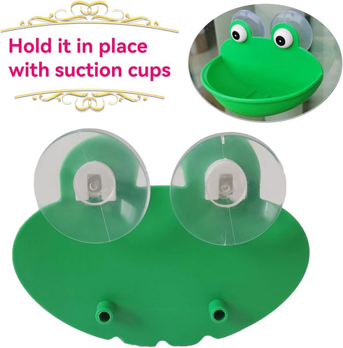 Tree Frog Tank Accessories, 2 PCS Plastic Habitat Platform Decoration for Frog Wall-Mounted Tank