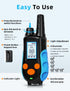 Dog Training Collar, Shock Collar with Remote, Electric Collar for Small Medium Large Breed, Rechargeable E Collar with