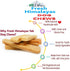 Yak Cheese Dog Chews, 35-40 Pcs, Organic Protein-Rich Treats for Small & Senior Pups from Himalayan, Nepal