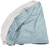 Furhaven Replacement Donut Dog Bed Cover, Plush & Diamond Print Calming Cuddler, Machine Washable, Aqua, Large