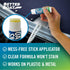 Zipper Wax Zip Lube - Marine Grade Zipper Lubricant Stick and Tool for Boat Canvas, Bimini Snaps, Metal Zippers