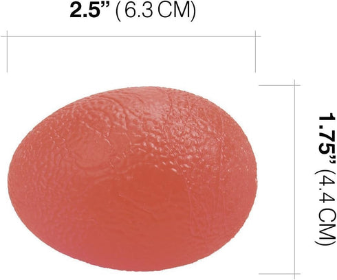The Friendly Swede Stress Balls for Adults, 3 Squeeze Balls for Hand Therapy & Stress Relief