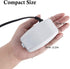HITOP 2W Single Outlet Aquarium Air Pump - 1.5L/Min Quiet Oxygen Pump for Small Tank up to 15 Gallon