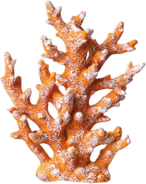 Artificial Coral Ornament, Underwater Sea Plants Decorations, Craft Resin Aquarium Plants for Fish Tank