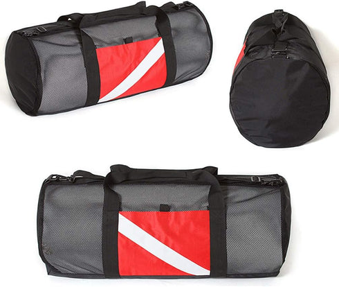 Luwint Pro Mesh Large Dive Duffle Bag - Heavy Duty Scuba Diving Snorkeling Gear Storage