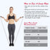 Te-Rich Jump Rope | Weighted Skipping Rope with Counter - Heavy Handles, Adjustable Length for Fitness Training
