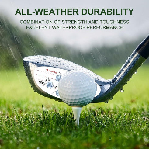 Golf Impact Tape, Self-Teaching Sweet Spot and Consistency Analysis, Golf Club Impact Stickers for Iron, Wood & Fairway