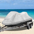 SPORTYOUTH Jet Ski Cover for 3 Seater, Waterproof PWC Trailerable Cover, Fits Length 136" to 145", Heavy Duty