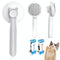 Cat Grooming Brush, Dog Slicker Brush for Shedding, Pet Hair Brush for Grooming, Gently Removes Loose Undercoat (Gray)