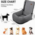 40lbs, Dog Car Seat for Small Medium Dogs Up to Detachable Washable Soft Pet Booster Travel Bed for Front & Gray Seat