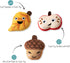 Fringe Studio Plush Dog Toy, Falling for You, 3 Piece Set, Pet Shop Collection (289540)
