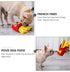 Dog Snuffle Toy Pet Slow Feeder French Fries Shaped Training Squeaky Toy for Puppies