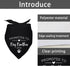Yishuliwu 2025 Promoted to Big Brother Black Pet Dog Bandanas Triangle Scarf Bandanas Bibs Birthday Party Props Gender