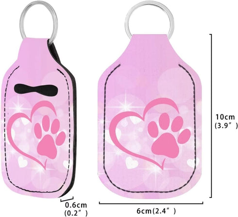 2 Backpack PCS Hand Sanitizer Holder Keychain for Adults Kids Purse