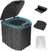 Generic Commode Toilet, Portable Toilet for Adults, Portable Travel Folding Toilet with Lid