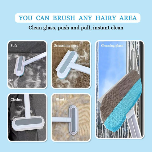 Reusable Pet Hair Remover for Furniture, Couch, Carpet, Clothes, Car Seats, Lint Brush Tool