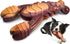 PETSTA Indestructible Dog Toys for Aggressive Chewers, Real Beef Flavored Dog Bone for Large and Medium Breeds