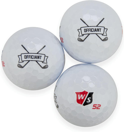 Wilson Sleeve of 3 Personalized Golf Balls for Men, Custom Design for Groomsmen, Officiant, Best Man, Father of The