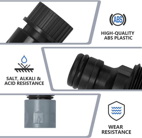 Outboard Engine Flush Kit for Yamaha, Quick Connect Flush Adapter for 4 Stroke Outboard Engines, 8HP-425HP