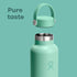 24 Oz Hydro Flask Water Bottle - Insulated Stainless Steel - Non Spill, Leakproof in Oat Tan