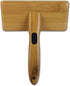 Bamboo Groom Slicker Brush with Stainless Steel Pins for Large Pets
