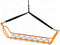 Search 'N Rescue Stretcher Golf Ball Retriever - Orange/Black, 35-Feet