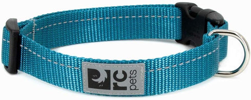 RC Pets Primary Collection Dog Clip Collar, 1", Medium, Dark Teal
