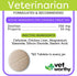 60ct Vet Worthy Chewable Toothpaste - Dog Teeth Cleaning Chews with Propolis & Zeolites - Toothpaste for Dogs - Tartar