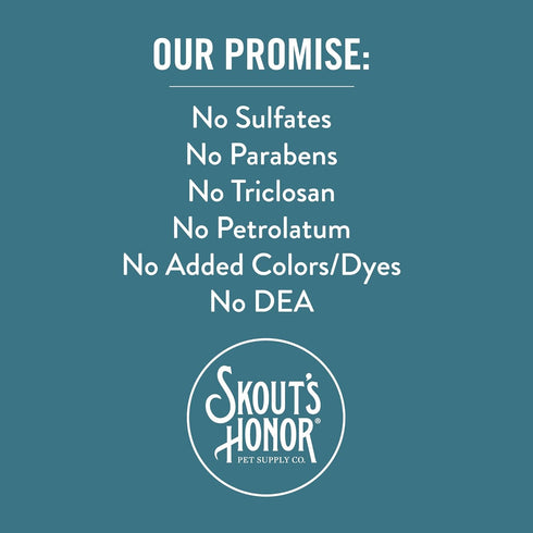 SKOUT'S HONOR Cat Probiotic Shampoo + Conditioner for Healthier Skin and Coat, Fragrance-Free, 16 oz