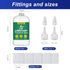 16 (16 Silicone Treadmill Lubricant/Treadmill Lube, Ounces Silicone Oil with Hard Application Tubes and Precision Screw
