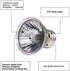 6-Pack Reptile Heat Lamp Bulb, E26/E27 75 Watt Full Spectrum Sun Light for Bearded Dragon & More