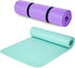 Woanger 2 Pack Thick Yoga Mat - 3/8 Inch Non-Slip Exercise Mat for Home Workout with Strap for Women & Men