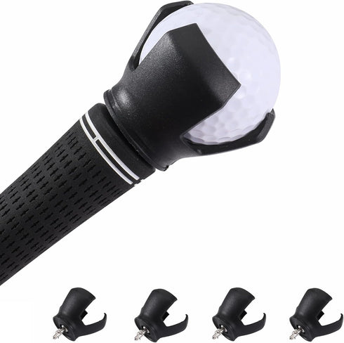 Golf Ball Retriever, 3-Prong Grabber Accessories for Putters and Golfers, 4 Pack