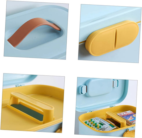 NOLITOY Family Emergency Medication Organizer - Daily Pill Box Case