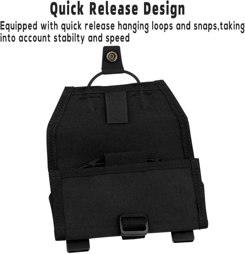 Tactical Mobile Phone Pouch Clip Bag, Quick Release Design for Hunting Accessories
