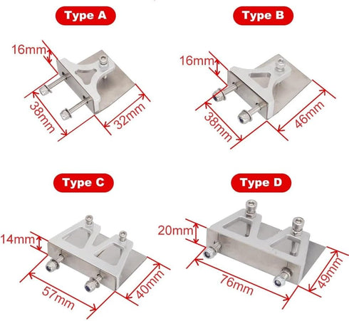 CYCQB 1 Yacht(1Pair Pair RC Boat Trim Tabs, Adjustable Metal Wave Balance Flaps, Aluminum Alloy & Stainless Steel Water
