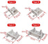 CYCQB 1 Yacht(1Pair Pair RC Boat Trim Tabs, Adjustable Metal Wave Balance Flaps, Aluminum Alloy & Stainless Steel Water