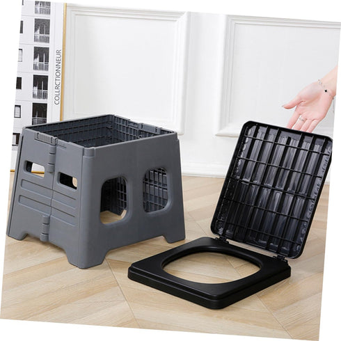 Compact Foldable Car Toilet - Portable Travel Potty Stool