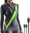 LED Belt Reflective Sash for Walking at Night - High Visibility Adjustable Safety Gear for Runners