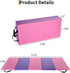 6.2 2.6 x ft Folding Gymnastics Mat, Five-Fold Tumbling Mat, Leather Exercise Mat for Tumbling, Yoga, Pilates