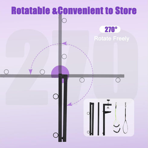 26"-40", Hammock Dog Grooming Arm with Clamp, Adjustable Height Pet Grooming Table Arm with and No-Sit Holder, Dog