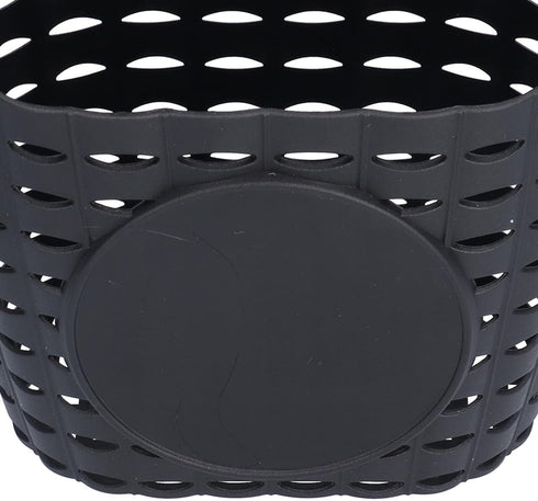 Kids Bike Basket Front, Plastic Scooter Basket for Toddler Bike Accessories, Black