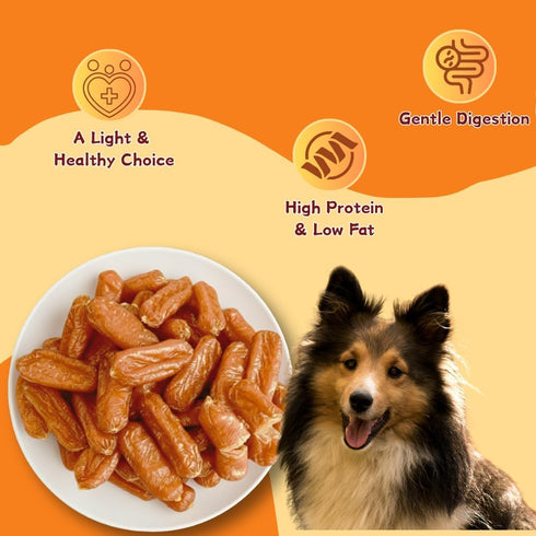 ComfyCradle Friend,3 Pack 14.11 Ounce(Pack 3) All-Natural Dog Treats, Hearty Beef Sausage Links for a Healthy Snack, A