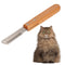 Shedding Blade for Dogs, Professional Grooming Hand Stripping Knife, Multifunction Tool for Coarse Fur